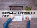房县天气yubao？房县天气预报当地15天查询？